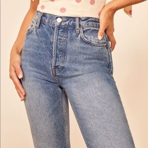 Reformation - Cynthia Crop High Relaxed Jean